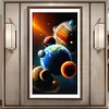 >SALE<5D DIY Full Round Drill Diamond Painting Cosmic Starry Sky for Home Decor