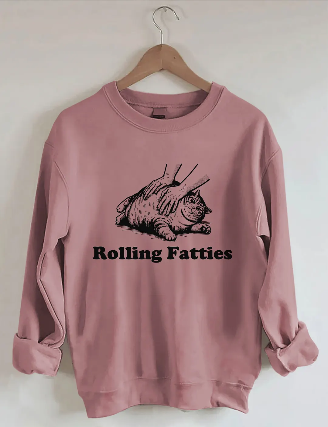 Rolling Fatties Cat Sweatshirt