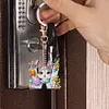 (US Local)PET Double Sided Special Shaped Easter Alphabet DIY Diamond Painting Keychain