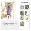 DIY Handmade Twist Stick Craft Flower Bouquet Chenille Stems Craft Pipe Cleaners Gift Decor Set