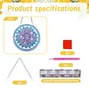 Diamond Painting Acrylic Single-Sided Drill Blue Butterfly Pendant Window Hanging Ornament