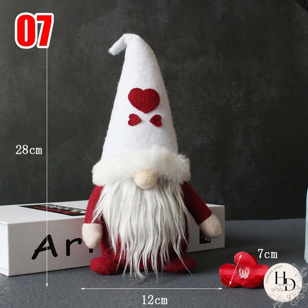 34Styles Swedish Tomte Dwarf Faceless Plush Doll Rudolph Gnomes Dwarf Santa Claus Elf Doll Ornaments