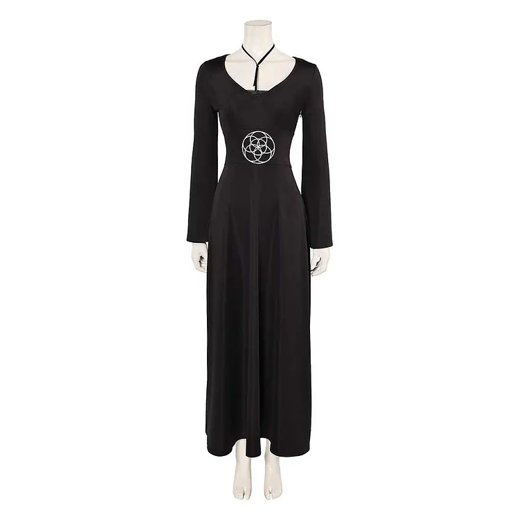 Beetlejuice 2 (2024) Lydia Deetz Black Dress Outfits Cosplay Costume Halloween Carnival Suit