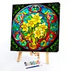 【Limited Stock Sale】Narcissus Window Glass Painting-Paint by Numbers Acrylic Painting 50*50CM