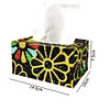 5D DIY Diamond Painting Handmade Crystal Square Tissue Box Kit (Flower)