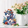 >SALE<PET Double Sided Special Shaped Horse Diamond Painting Desktop Decor for Adults
