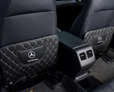 Car Rear Seat Back Anti-kick Pad Car Supplies Anti-dirty Anti-wear Protective Pad Storage Bag