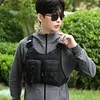 Sports Chest Bag Adjustable Shoulder Strap Front Running Vest Bag for Men Women