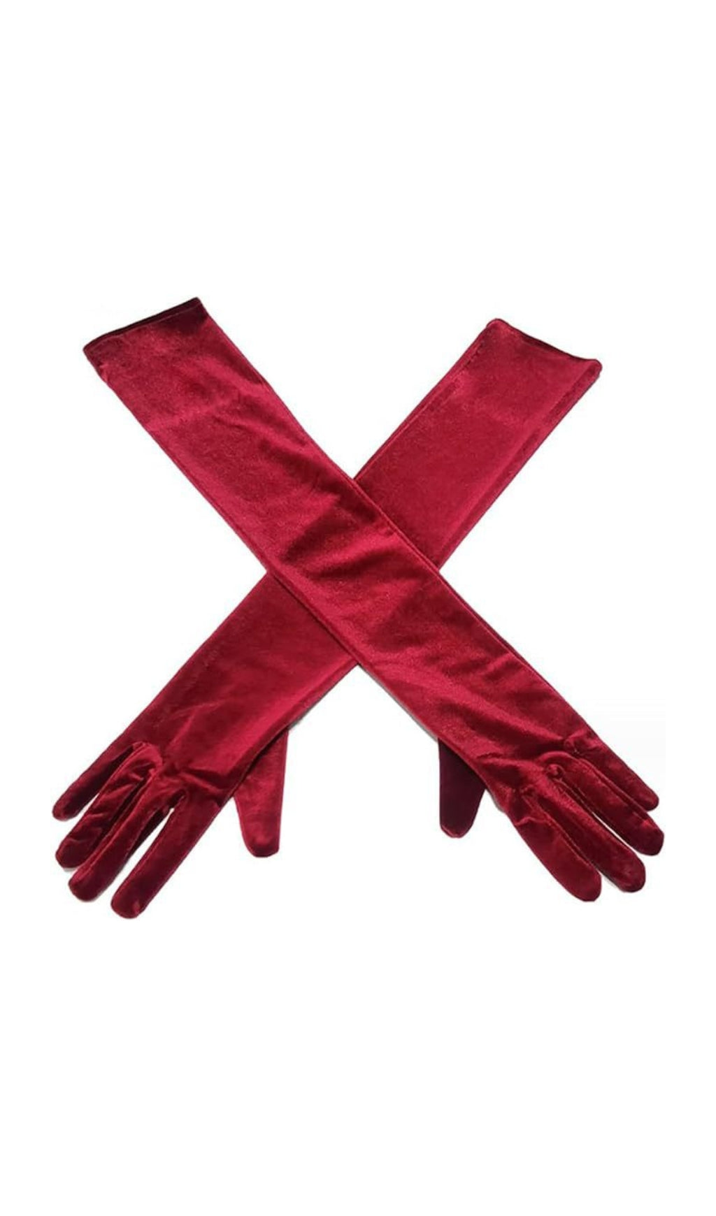 Red Velvet Gloves Flowering Girl