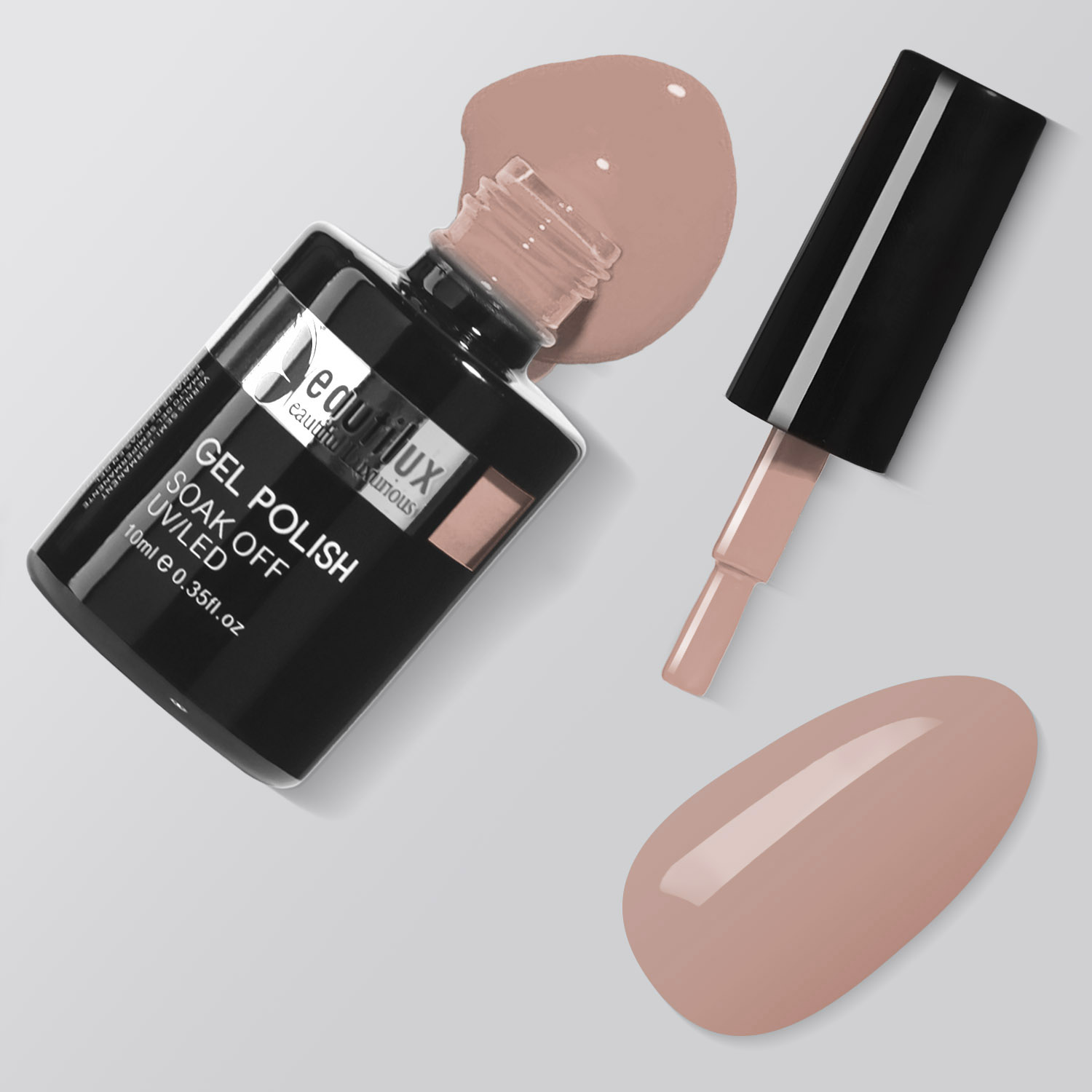 HEMA& TPO Free Nail Gel Polish Color 10ml Autumn Collection-Argile