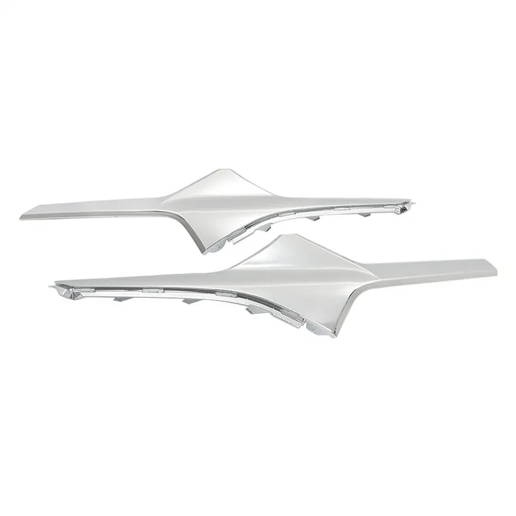 SEBLAFF Front Bumper Grille Trim Chrome Driver Passenger Side Molding Trim Grill Replacement for 2019 2020 2021 Blazer