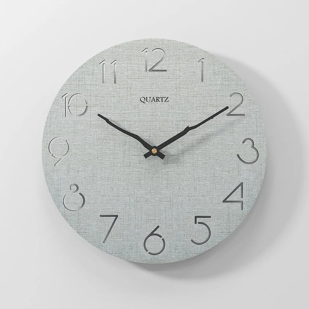 Nordic Simple Wooden 3D Wall Clock Modern Design for Living Room Wall Art Decor Kitchen Wood Hanging Clock Wall Watch Home Decor