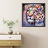 Diamond Painting-DIY Full Round Drill Lion(40*40CM)