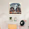 (Stamped/Counted) Halloween House-11CT Cross Stitch 50*50cm/19.69*19.69in