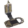 Folding Navigation Board 90 Rotating Mobile Phone Rack Outdoor Gear (Khaki)