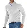 Pull Zipp&eacute; Et Col Montant Pour Hommes