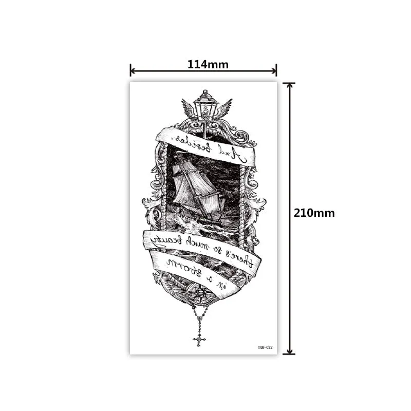 Full Arm Tattoo Sticker Creative Personality Small Full Arm Temporary Tattoo Original Waterproof Sweat Lasting Tattoo Sticker