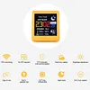 Mini Smart WIFI Weather Station Clock DIY Cute GIF Animations Desktop Decoration