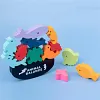 Children Montessori Wooden Animal Balance Blocks Board Games Toy