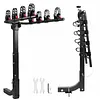 [US Local Warehouse] 4 Bike Rack Bicycle Carrier Racks Hitch Mount Double Foldable Rack for Cars Trucks SUVs and Minivans with a 2 Inch Hitch Receiver