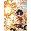 Kits One Piece Ace  - Full Round Diamond Painting  30*40cm