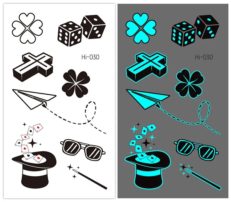 Sdrawing Tattoo Stickers Temporary Moon Star Diamond Planet Festival Carnival Party Glowing Cool Face Tatoo for Men Women