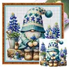 (Multi Style)[Multi-Style]Vegetable Gnome-Full Embroidery 3 Strands 11CT Stamped Cross Stitch-45*45CM