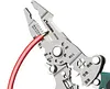 Multifunctional Cross Test Pen For Electricians, Foldable Wire Cutter, Wire Stripper, Wire Crimper, Two-Color Wire Stripper