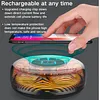 Wireless Charger with LED Desk Lamp, 3 Brightness Levels Dimmable LED Table Lamp with Touch Control, Wireless Charging Stationg Compatible with iPhone Series/AirPods/iWatch