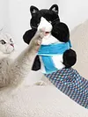 Cats Puppet Wrestler Cat Hand Puppet Plush Animal Toy Stuffed Animal for Cats