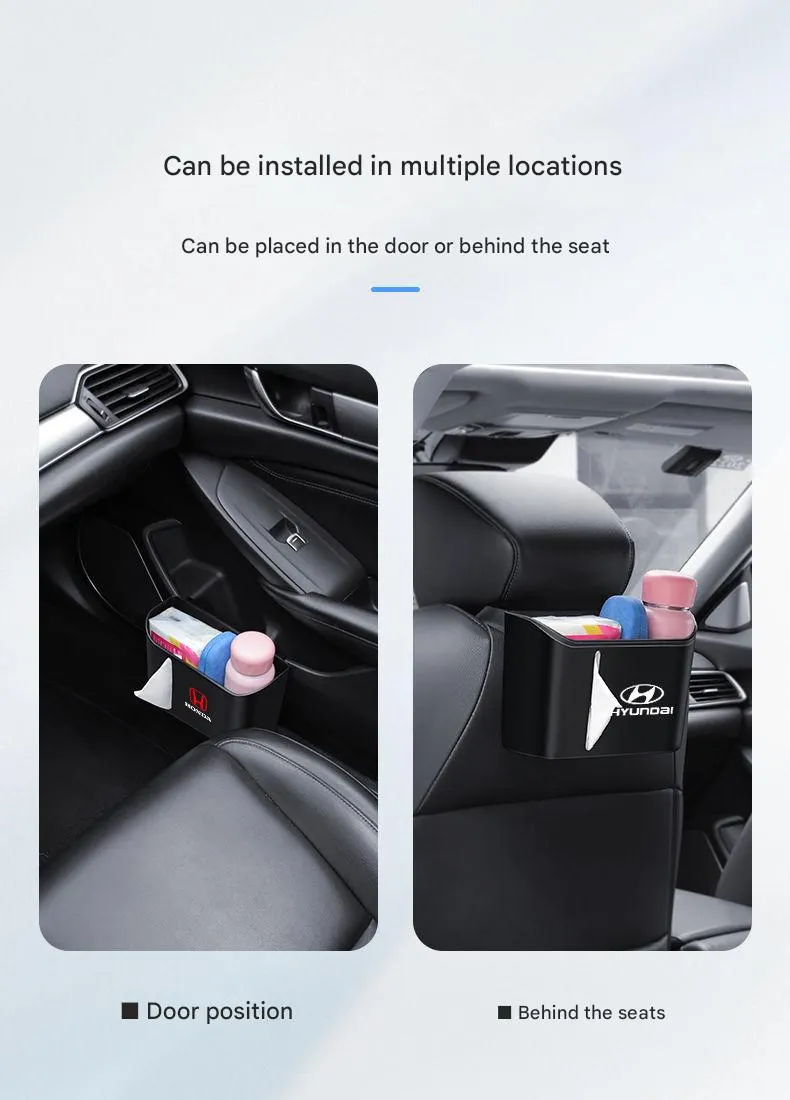 Car multifunctional seat back storage box