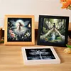 4 PCS Girl - Full Embroidery 3 Strands 11CT Stamped Cross Stitch - 45*45CM