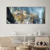 (US Local)Castle-Paint By Numbers Kit(80x40cm)