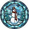 (Counted/Stamped) Christmas - 18CT Cross Stitch 20*20cm/7.87*7.87in
