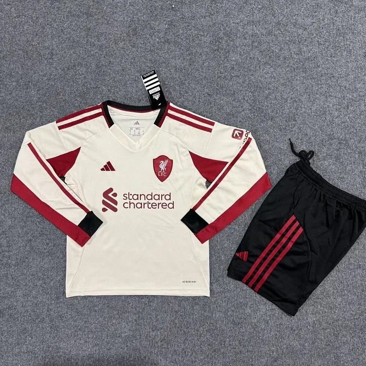 Kids Liverpool 25/26 Away Long Sleeve Jersey