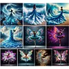 (Multi-Style)Gorgeous Dress Girl & Fairy-Full Round Diamond Painting 40*40CM