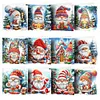 12Pcs DIY Christmas Goblin-Diamond Painting Greeting Card