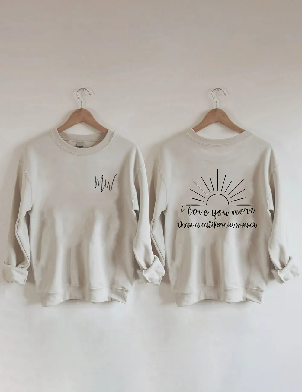 Love You More Sunset Sweatshirt
