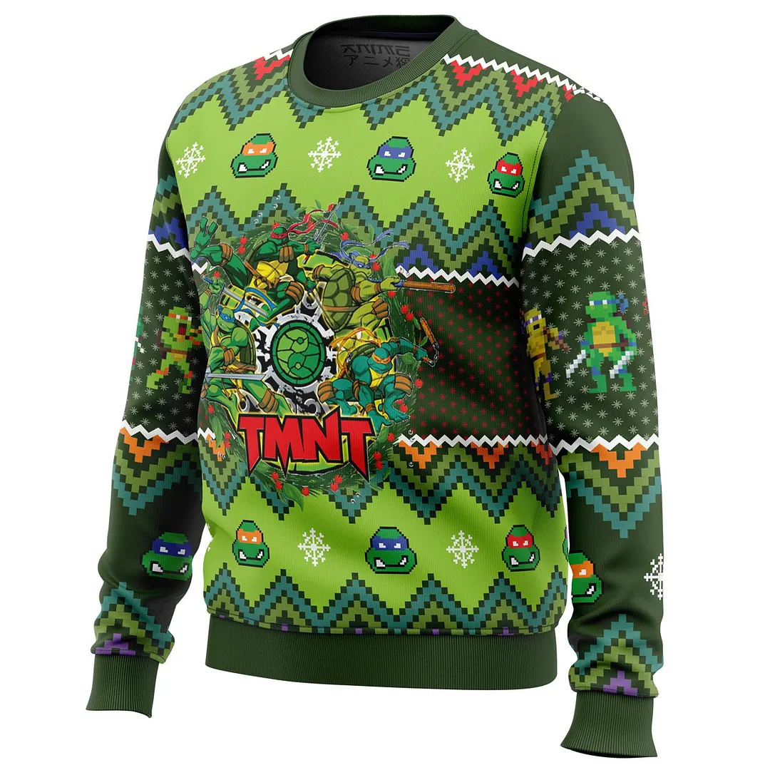 Teenage Mutant Ninja Turtles Ugly Christmas Sweatshirt
