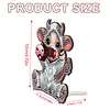 Glasses Holder Cow Handmade Wood DIY Diamond Art Special Shaped Drill