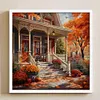 Autumn'S Door - 14CT Stamped Cross Stitch - 50*50cm
