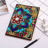 Mandala 5D DIY Diamond Art Painting Notebook Kit 50 Pages A5 Rhinestone Art Painting Notebook Kit for Adults Beginners Holiday Birthday Gift