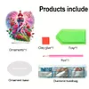 Acrylic Special Shape Flower Hourglass Table Top Diamond Painting Ornament Kits