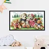 Teddy Bear-14CT Stamped Cross Stitch Kit(52*31cm)