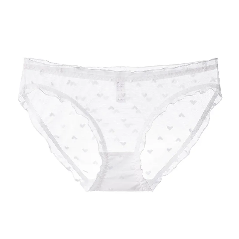 Churchf Pure Cotton Wave Sexy Lace Underwear Women's Summer Ultra-Thin Breathable Comfortable Lady's Sex-Squire Pure Mid-Rise Shorts Panties