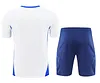 2024 Italy Pre-match training White Shirt+Shorts 1:1 Thai Quality