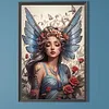 (US Local)Butterfly Girl - Round AB Drills Diamond Painting(45x65cm)