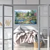 (Big Size)Woodland - 14CT Stamped Cross Stitch - 60*45cm - Landscape