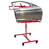 [US Local Warehouse] Multifunction Paint Stand Bumper Stand Adjustable 90 Degree Rotating Paint Holder with 4 Wheels Hang Automotive Panels Fenders Bumpers Car Parts