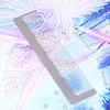 408 Holes DIY Diamond Painting Tools Round Drill Ruler Cross Stitch (140)DIY Diamond Art Accessories
